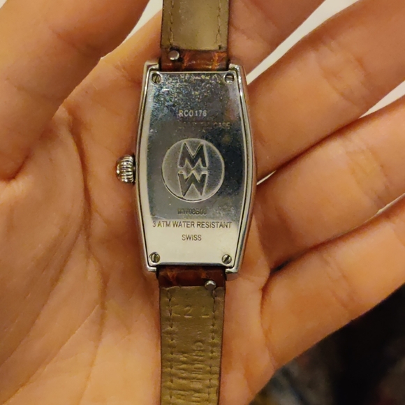 Good condition Michele watch w 2 sets of straps main image 7